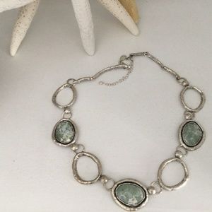 Or Paz Necklace Roman Glass Station Necklace